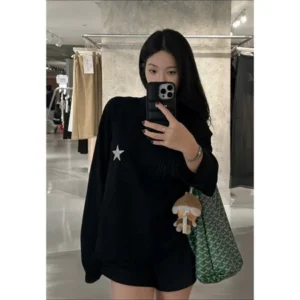 Áo Thun Tay Dài TRAFFY GTA 5 Stargirl/Starboy Form Regular Cotton 2 Chiều