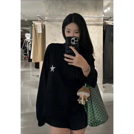 Áo thun SHOOTING STARS form rộng nam nữ chất vải cotton 2 chiều